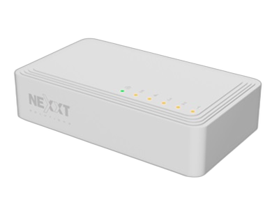 Nexxt Infrastructure - Switch - Gigabit Ethernet - 5 x 10/100/1000 - 1 Gigabit Ethernet - Essential Naxos 501-G 110/220V