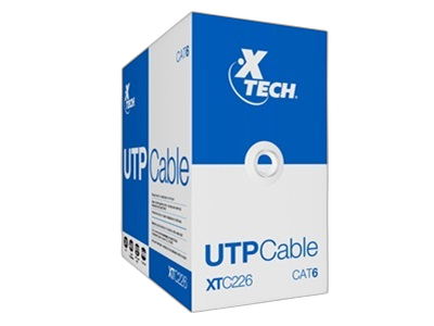 Xtech - Network cable - Unshielded twisted pair (UTP) - 305 m - Gray - CAT6 24 AWG XTC-226