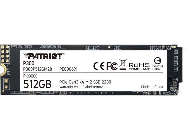 UNIDAD SSD M.2 PCIe 512GB PATRIOT 2280 Gen 3 BULK  NUEVO
