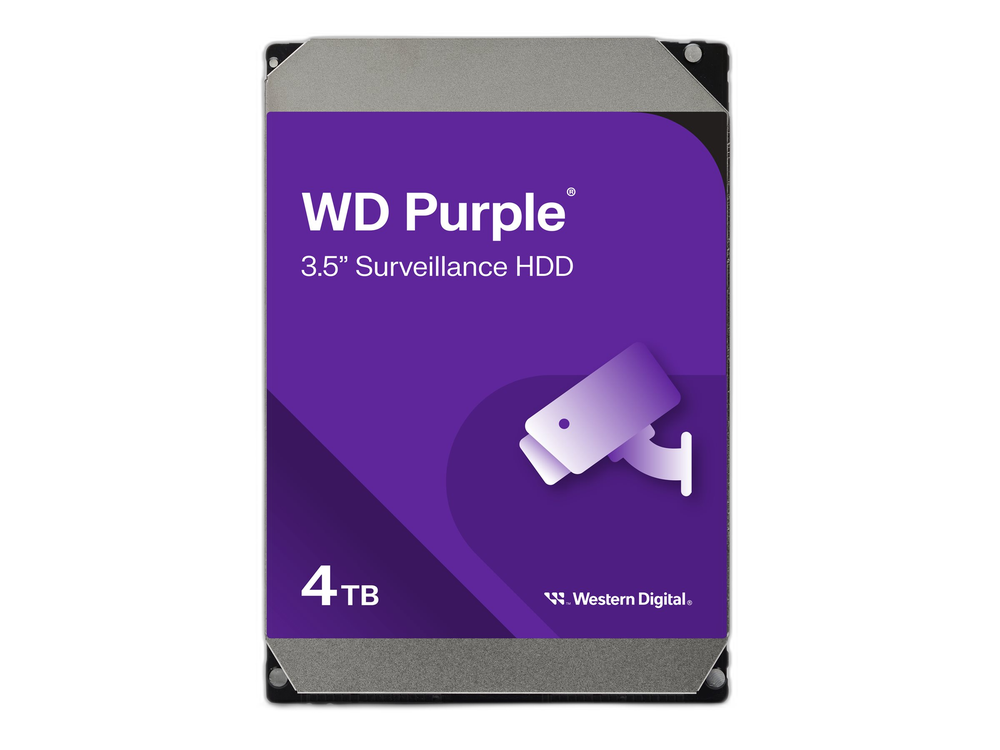 WD Purple WD43PURZ - Disco duro - 4 TB - vigilancia - interno - 3.5" - SATA 6Gb/s - 5400 rpm - búfer: 256 MB