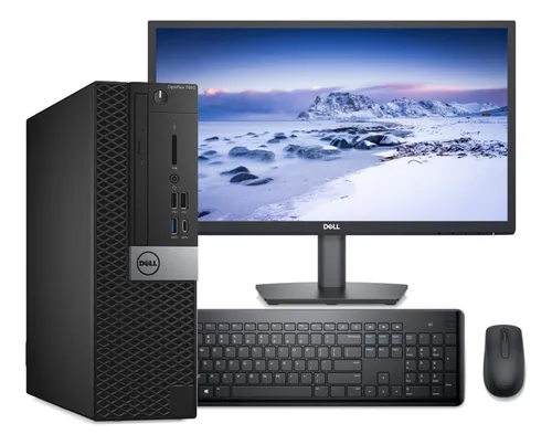 Dell Optiplex 5060 Ci5 8va. 16GB 240GB SSD Pantalla 22" Wide-Screen. Teclado, mouse y cables